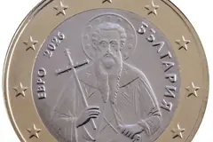 Българската монета от 1 евро с образа на св. Иван Рилски